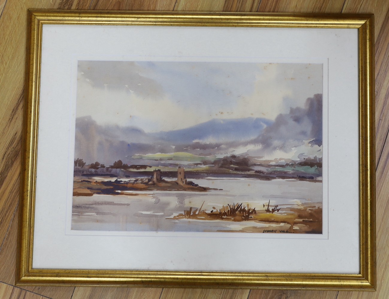 Sydney Vale (1916-1991), watercolour, Loch scene, signed, 33 x 48cm